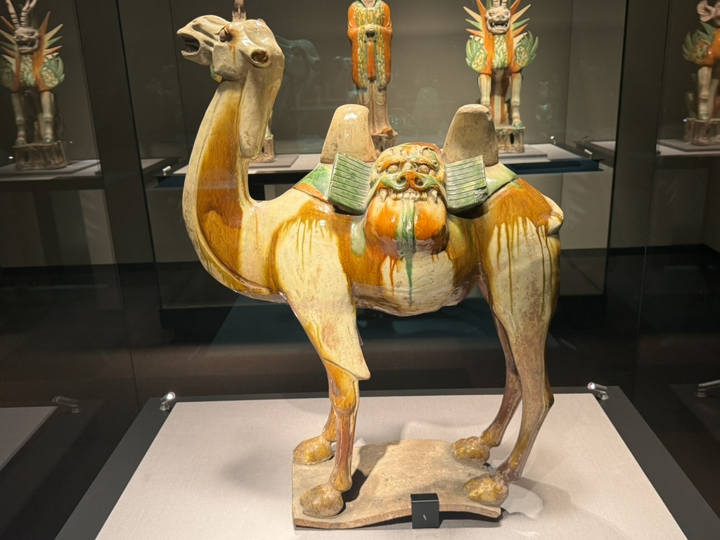 christina found this wild tang dynasty camel at the tokyo national museum - way cooler than expected for what we thought would be a boring museum morning