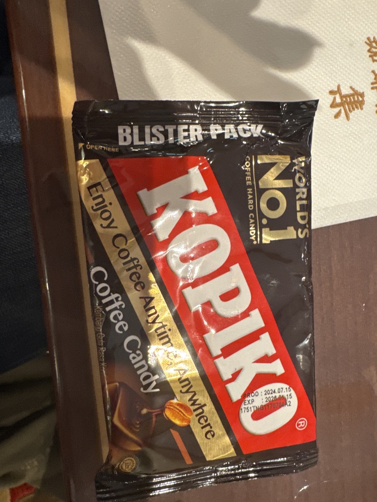 found these KOPIKO coffee candies at our osaka airbnb - way better than the american versions