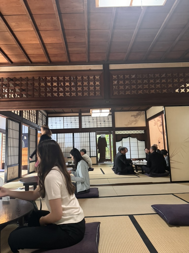 christina caught this shot during our traditional tea experience near ueno park - sitting on tatami mats feels WAY different than chairs back home