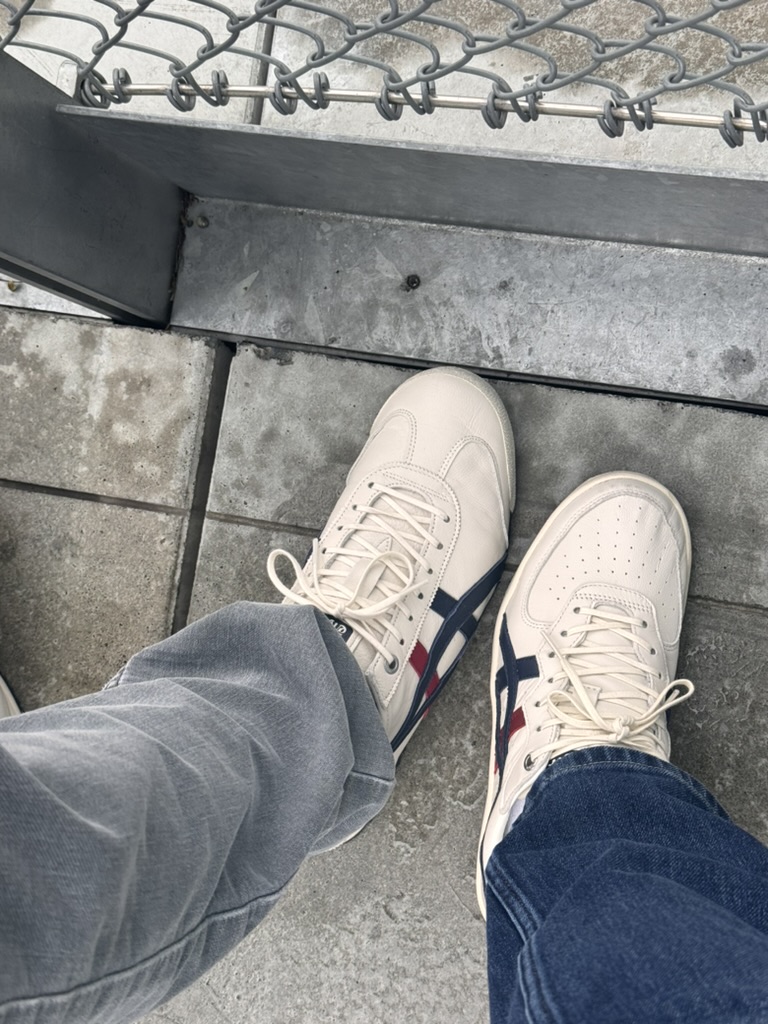 christina's onitsuka tigers getting their first taste of shibuya's concrete jungle