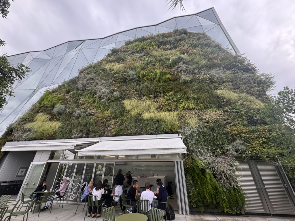 christina caught this shot of the WILD living wall at the tokyu plaza omotesando harajuku cafe - way cooler than your average starbucks spot