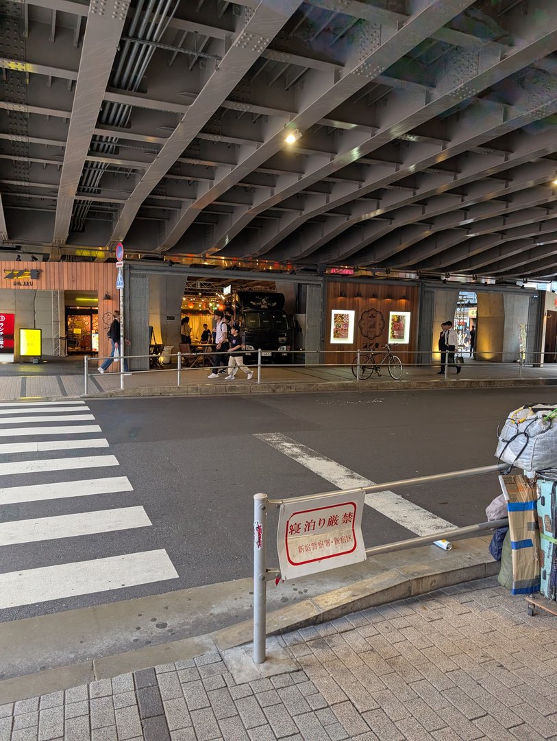 exploring the maze-like underpasses beneath shinjuku station - these spots under the tracks are packed with tiny bars and shops that come alive at night