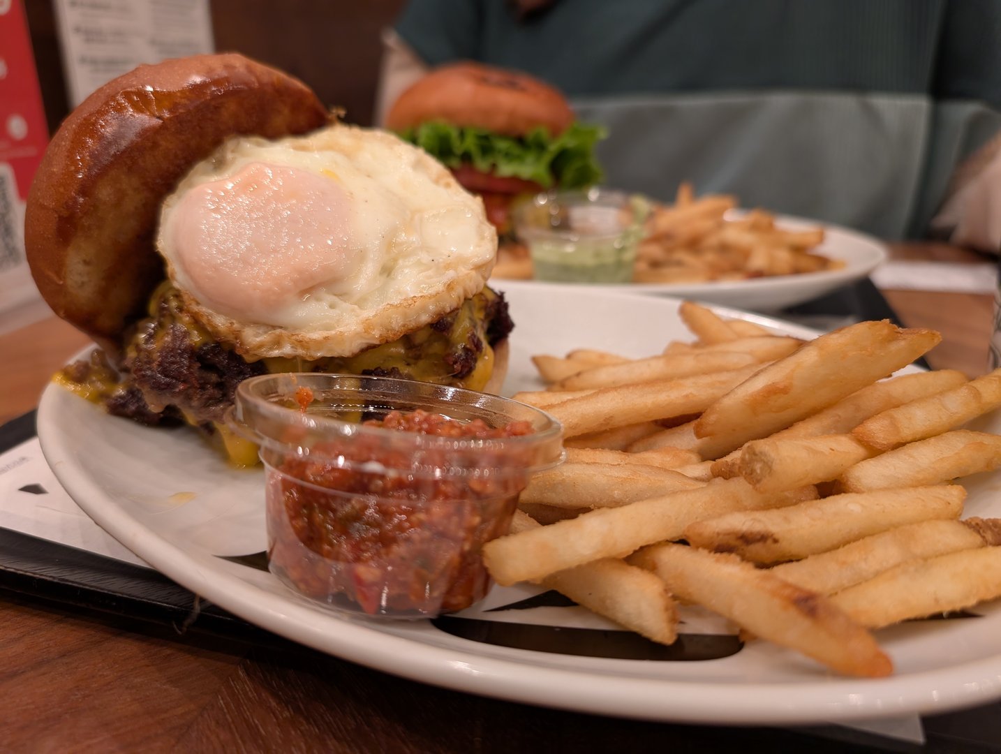 when you need a break from japanese food - chuck and ashley found this EPIC burger spot in akihabara that puts a fried egg on everything