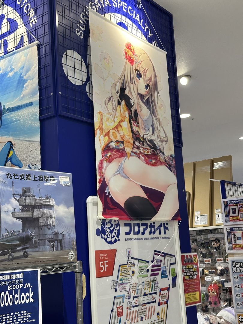 inside the MASSIVE surugaya store in shinjuku - dan's first encounter with just how intense anime culture gets in japan