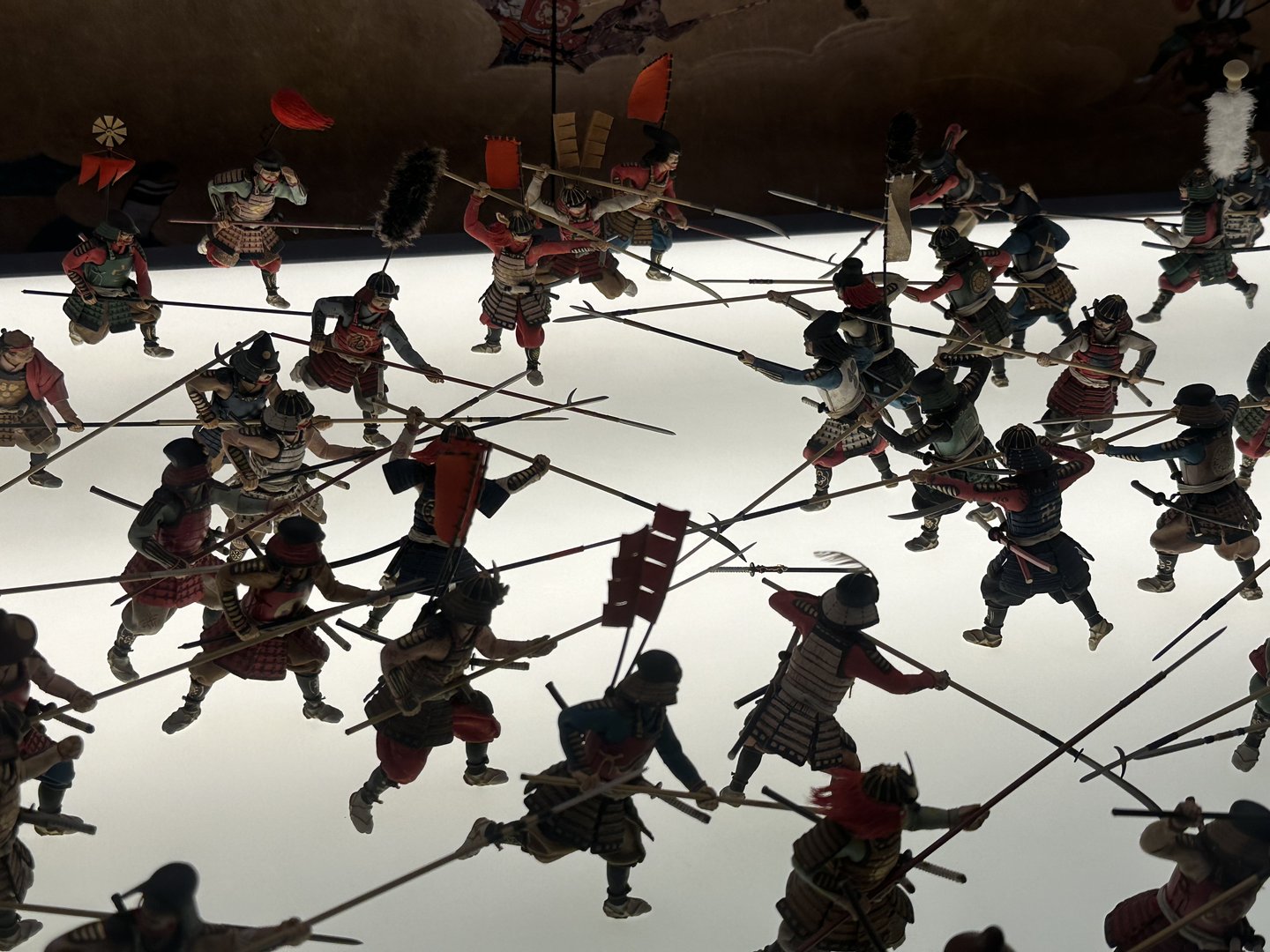 epic battle diorama at osaka castle museum showing how samurai actually fought (way cooler than those zen peaceful warrior myths)