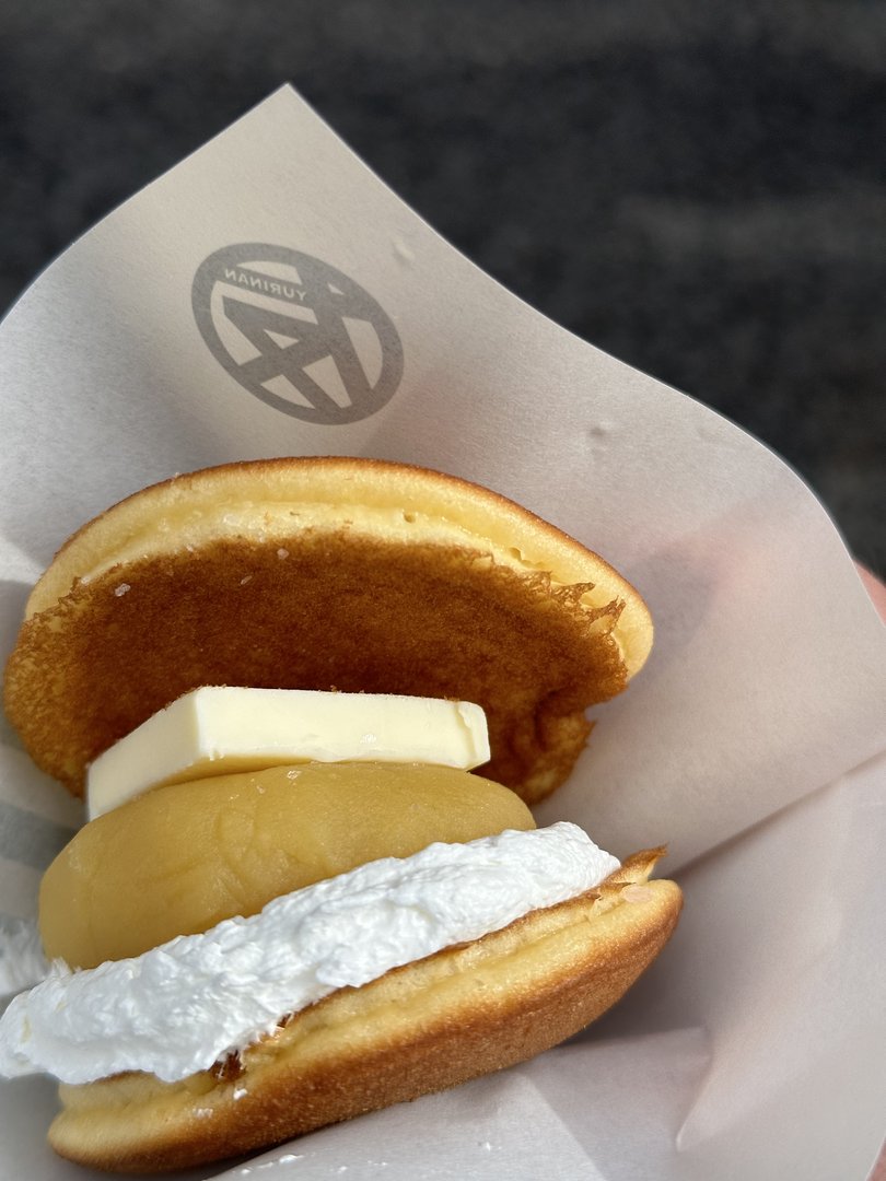 dan grabbed this LEGENDARY maritozzo cream bun near harajuku station - these italian-inspired treats have become a HUGE trend in tokyo